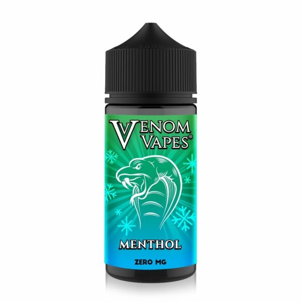 MENTHOL 100ML E LIQUID VENOM VAPES