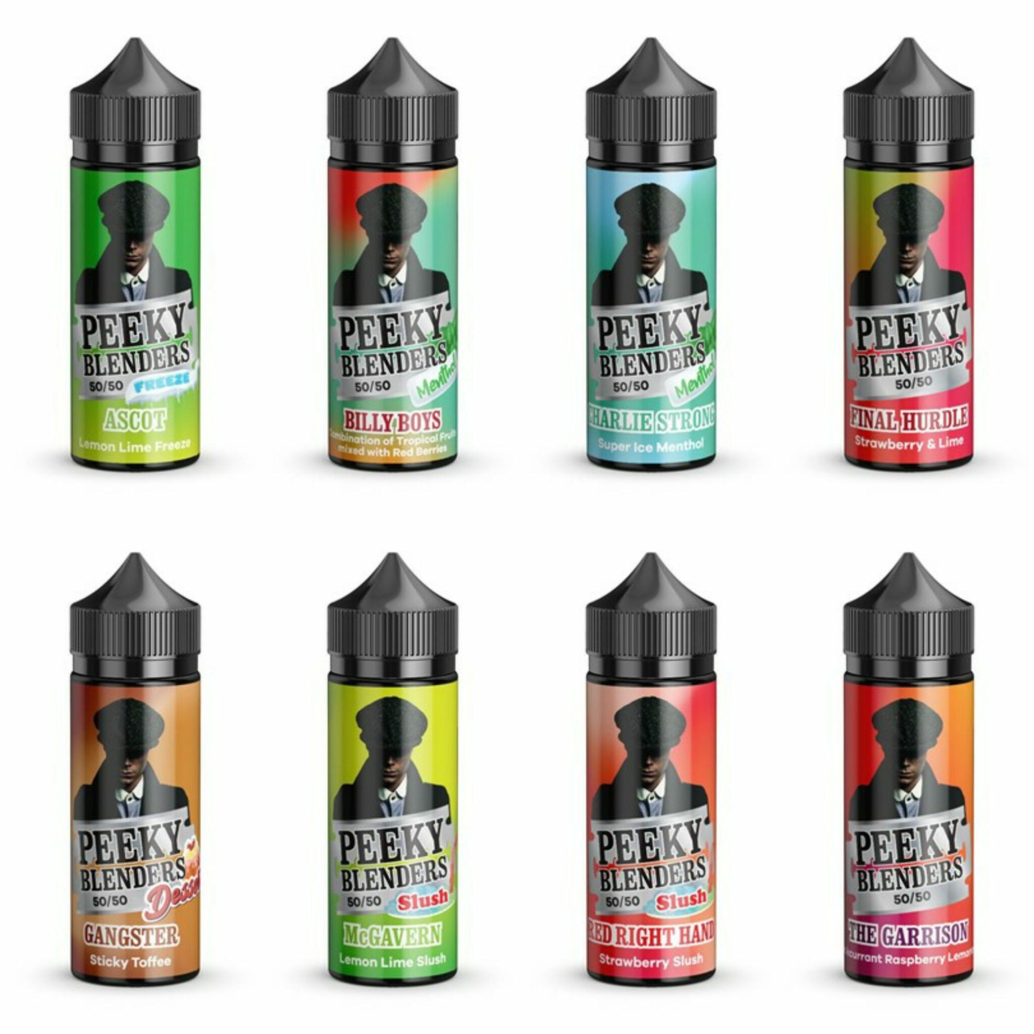 PEEKY BLENDERS 100ML X 5 = 500ML E LIQUID VG/PG 50/50 FULL RANGE UK