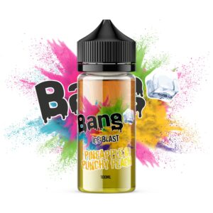 PINEAPPLE & PUNCHY PEACH 100ML E LIQUID BANG ICE BLAST