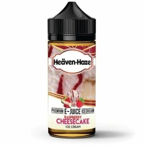 RASPBERRY CHEESECAKE ICE CREAM 100ML E LIQUID HEAVEN HAZE