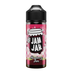 RASPBERRY JAM 100ML E LIQUID JAM JAR