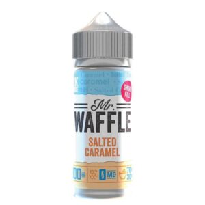 SALTED CARAMEL 100ML E LIQUID MR WAFFLE