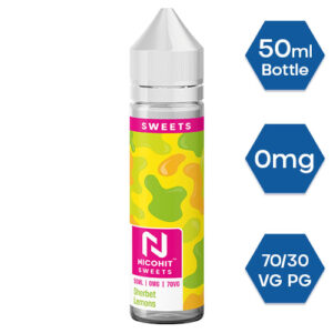 SHERBET LEMONS SWEETS 50ML E-LIQUID NICOHIT