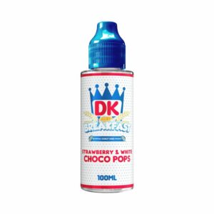 STRAWBERRY & WHITE CHOCO POPS 100ML E LIQUID DK BREAKFAST