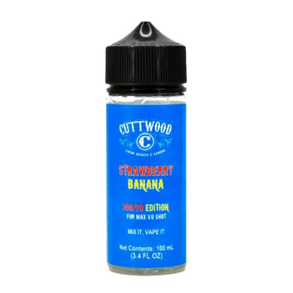 STRAWBERRY BANANA 100ML E LIQUID CUTTWOOD