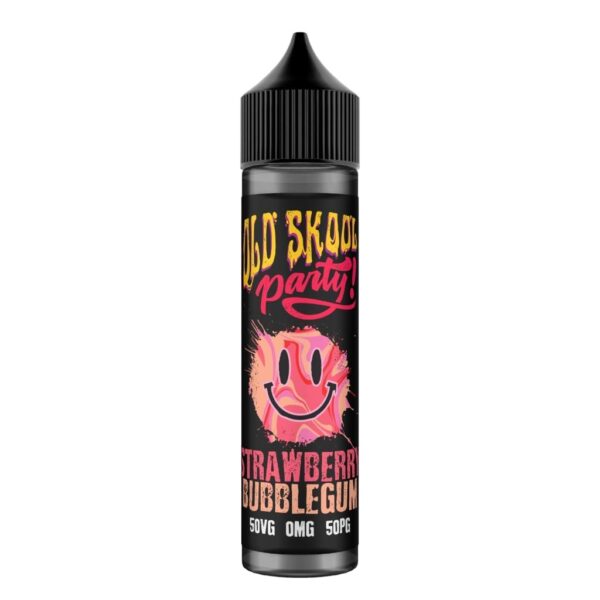 STRAWBERRY BUBBLEGUM 50ML E LIQUID OLD SKOOL PARTY