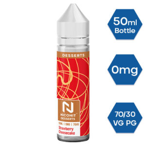 STRAWBERRY CHEESECAKE DESSERTS 50ML E-LIQUID NICOHIT
