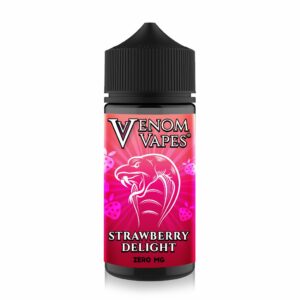 STRAWBERRY DELIGHT 100ML E LIQUID VENOM VAPES