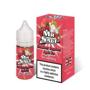 STRAWBERRY RASPBERRY APPLE ICE 10ML NIC SALT MR SALT