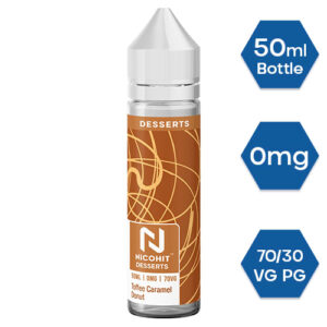 TOFFEE CARAMEL DONUT DESSERTS 50ML E-LIQUID NICOHIT