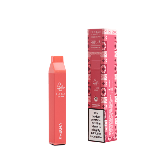 ELF BAR MC600 SHISHA DISPOSABLE POD DEVICE 20MG UK Vape Store ECig