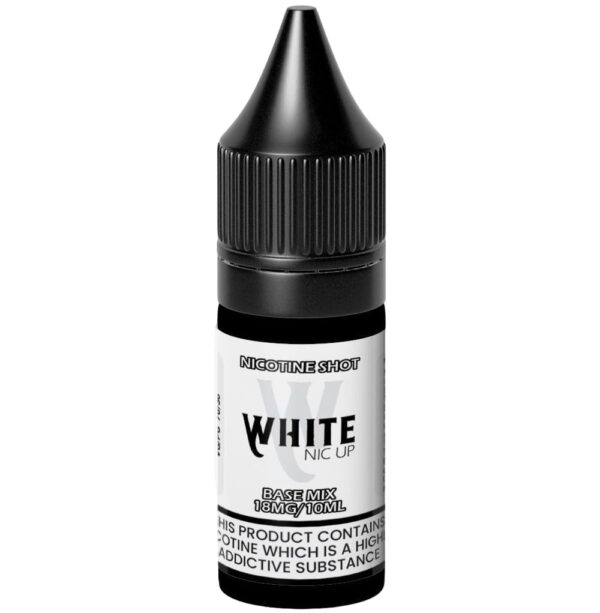 WHITE NIC UP - NICOTINE SHOT 10ML 18MG  70VG