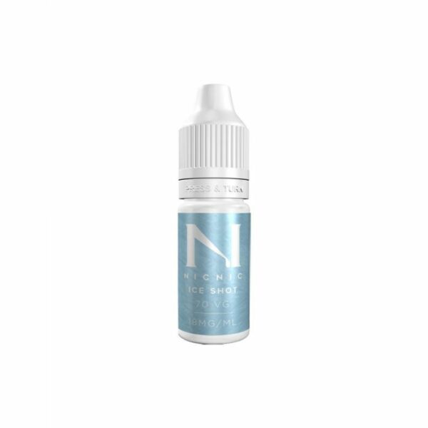 NIC NIC - ICE COOL NICOTINE SHOT 10ML 18MG 70VG