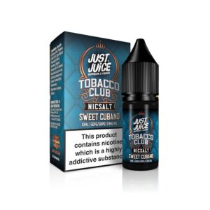 TOBACCO CLUB (SWEET CUBANO) 10ML NIC SALT JUST JUICE