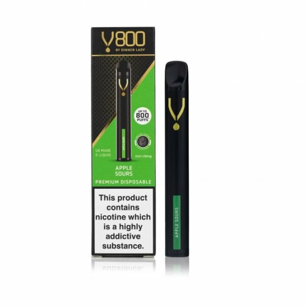 DINNER LADY V800 DISPOSABLE VAPE KIT 20MG - Image 2