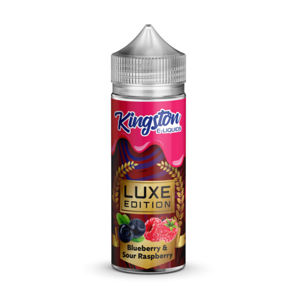 BLUEBERRY & SOUR RASPBERRY LUXE EDITION 100ML E LIQUID KINGSTON