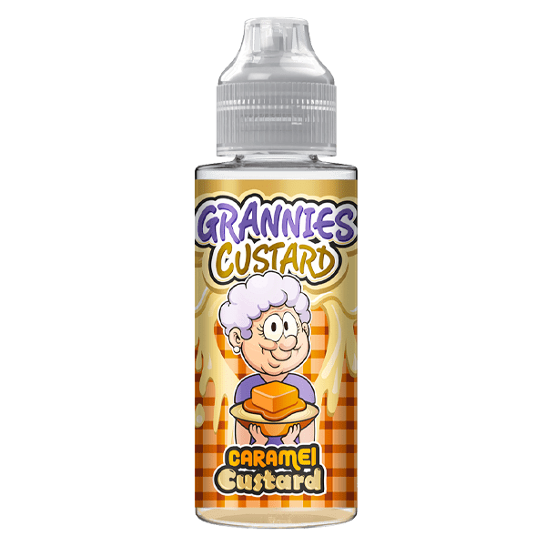 CARAMEL CUSTARD 100ML E LIQUID GRANNIES CUSTARD UK Vape Store ECig