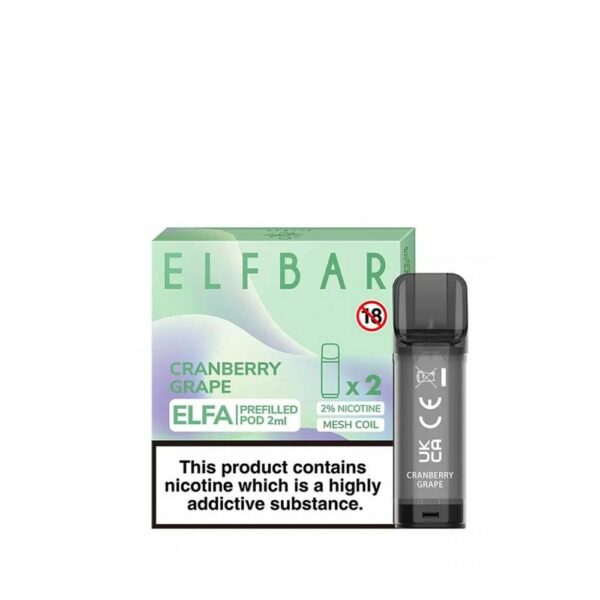 ELF BAR ELFA PREFILLED PODS 20MG (2 PACK) - Image 62