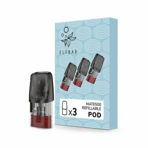 ELF BAR MATE 500 REFILLABLE EMPTY PODS (3 PACK)