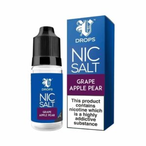 GRAPE APPLE PEAR RAINBOW RANGE NIC SALT 6 X 10ML V DROPS
