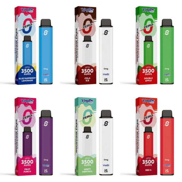 KINGSTON ZERO 3500 DISPOSABLE VAPE KIT 0MG