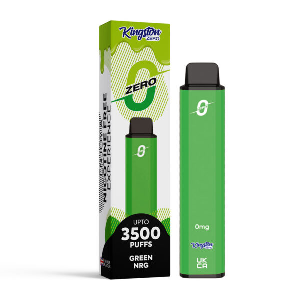 KINGSTON ZERO 3500 DISPOSABLE VAPE KIT 0MG - Image 2