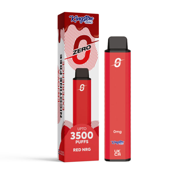 KINGSTON ZERO 3500 DISPOSABLE VAPE KIT 0MG - Image 3