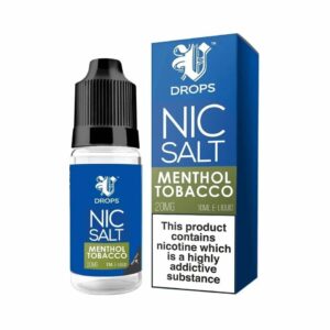 MENTHOL TOBACCO RAINBOW RANGE NIC SALT 6 X 10ML V DROPS