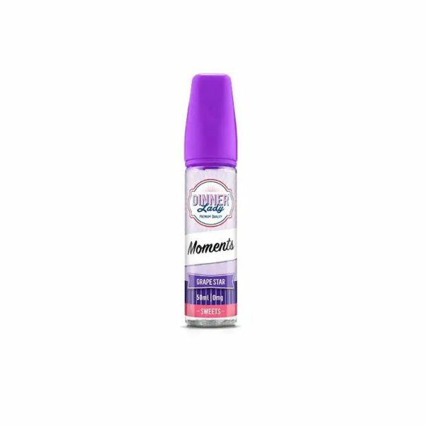 MOMENTS- GRAPE STAR 50ML E-LIQUID DINNER LADY