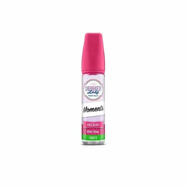 MOMENTS- RAZZ BLUES 50ML E-LIQUID DINNER LADY