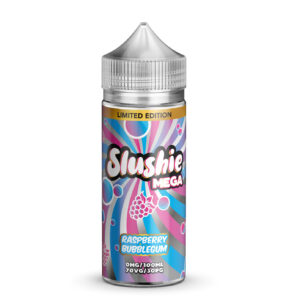 RASPBERRY BUBBLEGUM 100ML E LIQUID SLUSHIE MEGA