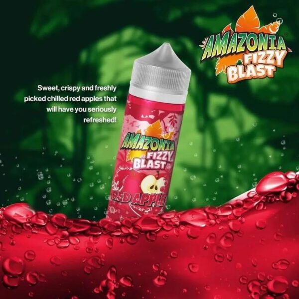 RED APPLE (FIZZY BLAST) 100ML E LIQUID AMAZONIA