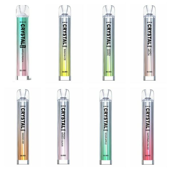 SKE CRYSTAL BAR 600 DISPOSABLE DEVICE VAPE 0MG