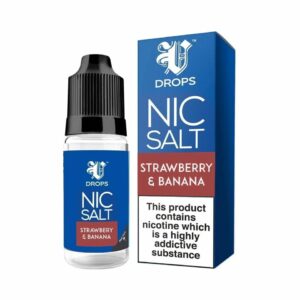 STRAWBERRY & BANANA RAINBOW RANGE NIC SALT 6 X 10ML V DROPS