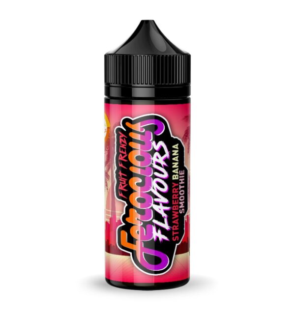 STRAWBERRY BANANA SMOOTHIE FRUIT FRENZY 100ML E LIQUID FEROCIOUS FLAVOURS