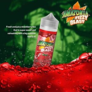 STRAWBERRY (FIZZY BLAST) 100ML E LIQUID AMAZONIA