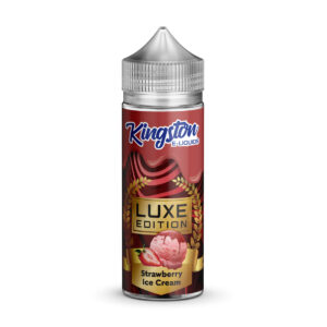STRAWBERRY ICE CREAM LUXE EDITION 100ML E LIQUID KINGSTON