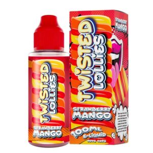 STRAWBERRY MANGO 100ML E LIQUID TWISTED LOLLIES