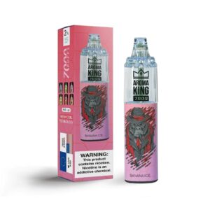 AROMA KING 7000 DISPOSABLE VAPE KIT 20MG - 20mg, BANANA ICE, 3