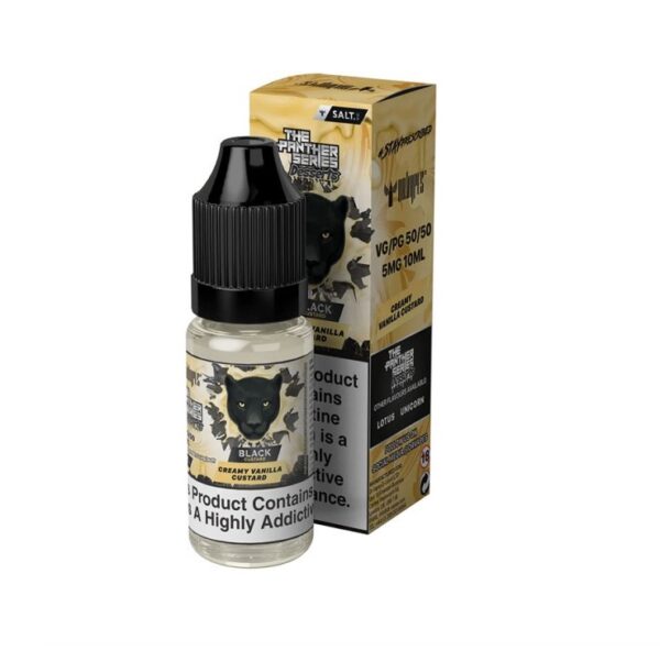 BLACK CUSTARD DESSERTS THE PANTHER SERIES 10ML NIC SALT DR VAPES