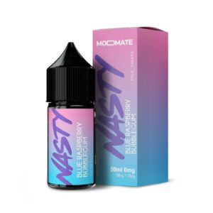 BLUE RASPBERRY BUBBLEGUM (MODMATE) 50ML E LIQUID NASTY JUICE