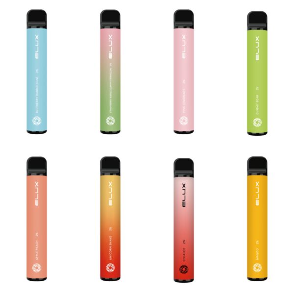 ELUX BAR 600 DISPOSABLE VAPE KIT 20MG PACK OF 10
