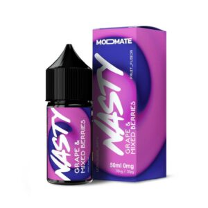 GRAPE & MIXED BERRIES (MODMATE) 50ML E LIQUID NASTY JUICE