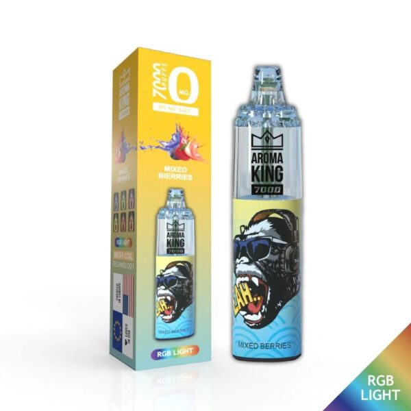 AROMA KING 7000 DISPOSABLE VAPE KIT 0MG - Image 24