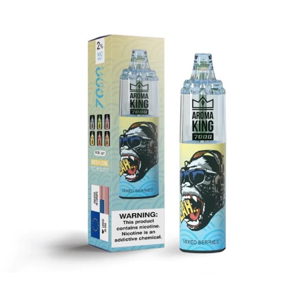 AROMA KING 7000 DISPOSABLE VAPE KIT 20MG - Image 18