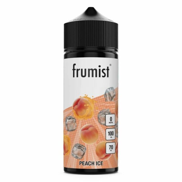 PEACH ICE 100ML E LIQUID FRUMIST