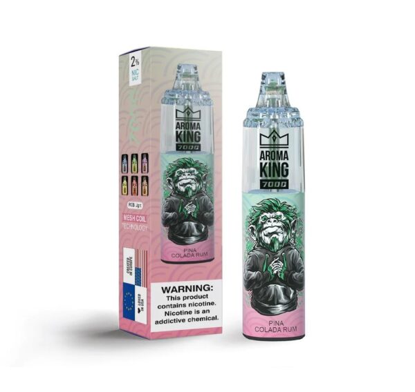 AROMA KING 7000 DISPOSABLE VAPE KIT 20MG - Image 15