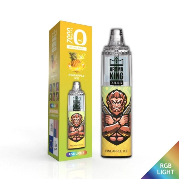 AROMA KING 7000 DISPOSABLE VAPE KIT 0MG - Image 16