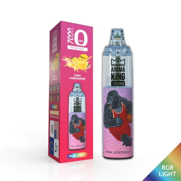 AROMA KING 7000 DISPOSABLE VAPE KIT 0MG - Image 14