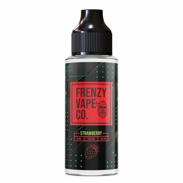STRAWBERRY 100ML E LIQUID FRENZY VAPE CO